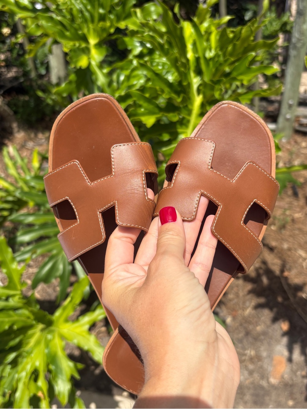 Hermes Oran Sandals,38